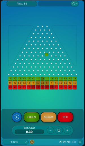 Plinko by Spribe Gameplay