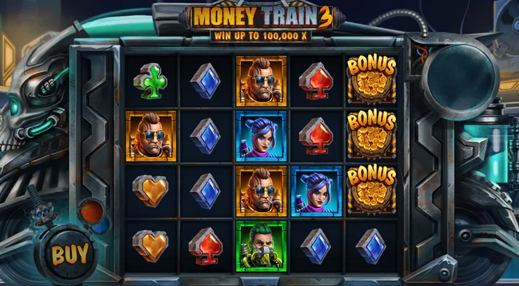 Money Train 3 bonus trigger