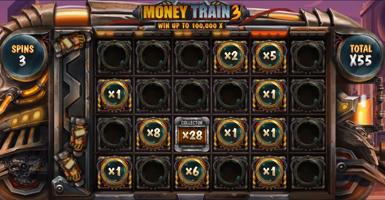 Money Train 3 bonus round