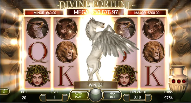 Divine Fortune expanding wild