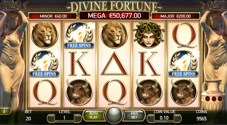 Divine Fortune free spins