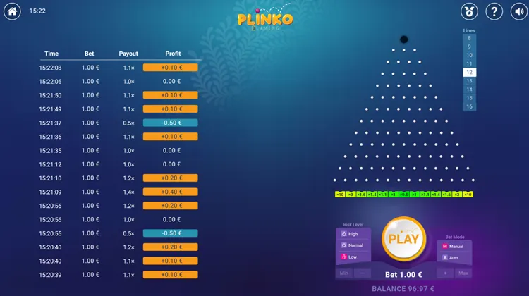 Plinko by BGaming
