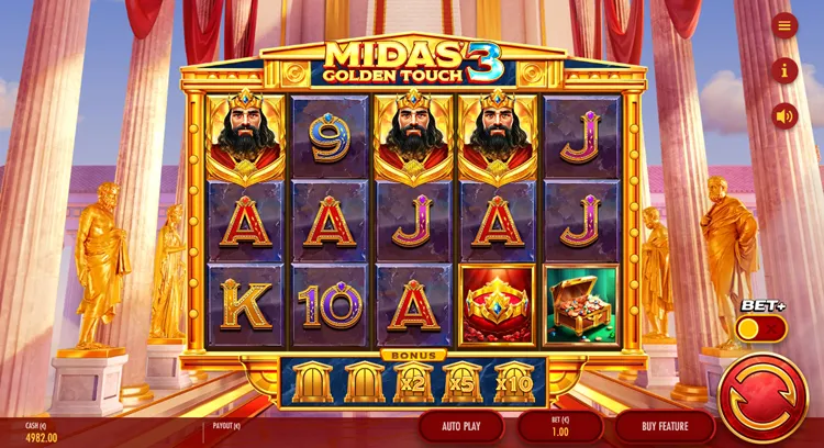 Midas Golden Touch 3 Slot