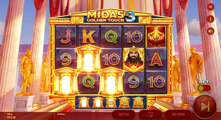 Midas Golden Touch 3 Scatters