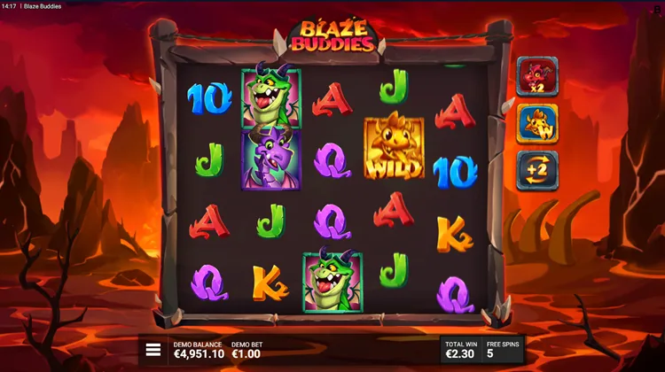 Blaze Buddies bonus round