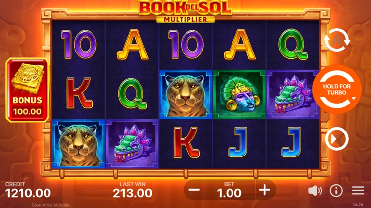 Book del Sol: Multiplier Slot