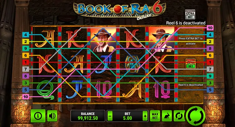 Book of Ra Deluxe 6 deactivated