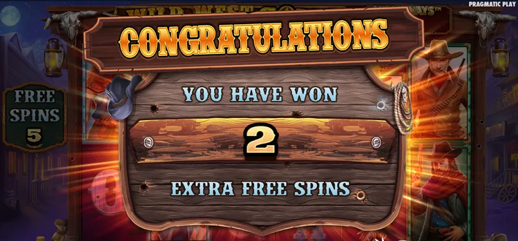 Wild West Gold Megaways extra spins