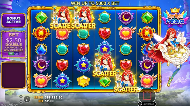 Starlight Princess bonus round