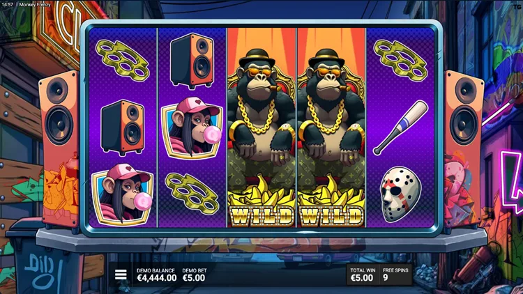 Monkey Frenzy bonus game