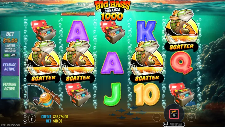 Big Bass Bonanza 1000 Scatters
