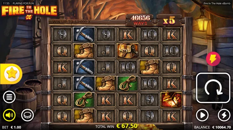 Fire in the Hole XBomb Slot