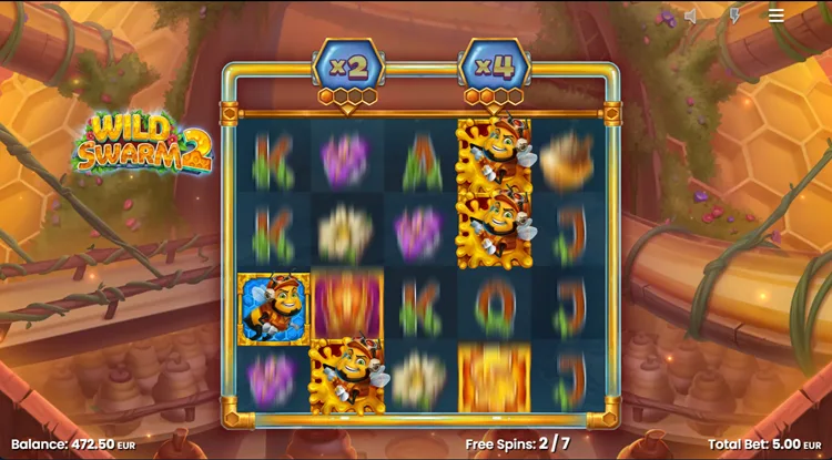 Wild Swarm 2 bonus round