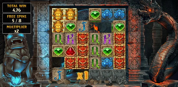 Temple Tumble bonus round