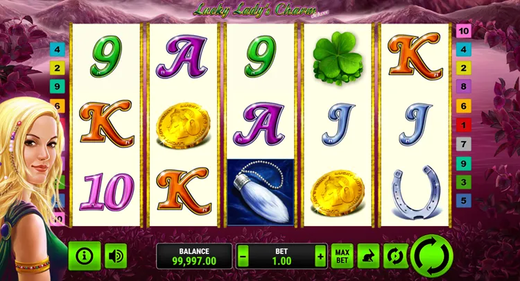 Lucky Lady’s Charm Deluxe Slot