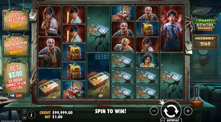Zombie School Megaways Slot