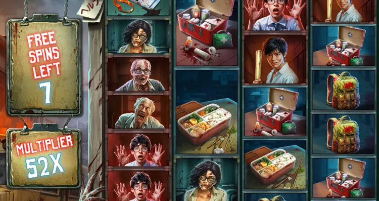 Zombie School Megaways Persistent multipliers