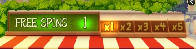 Fruit Shop Frenzy multiplier