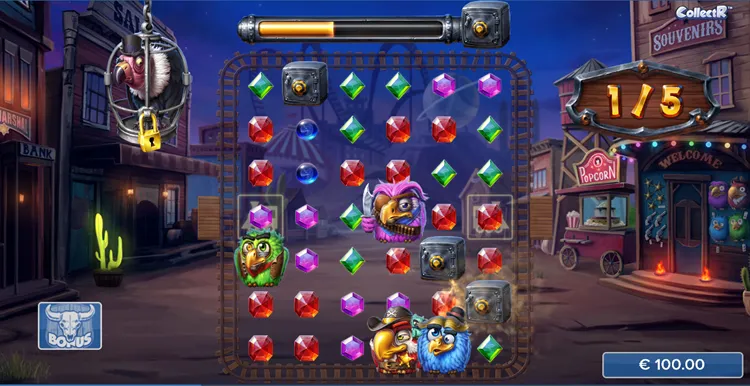 Pirots 3 bank feature