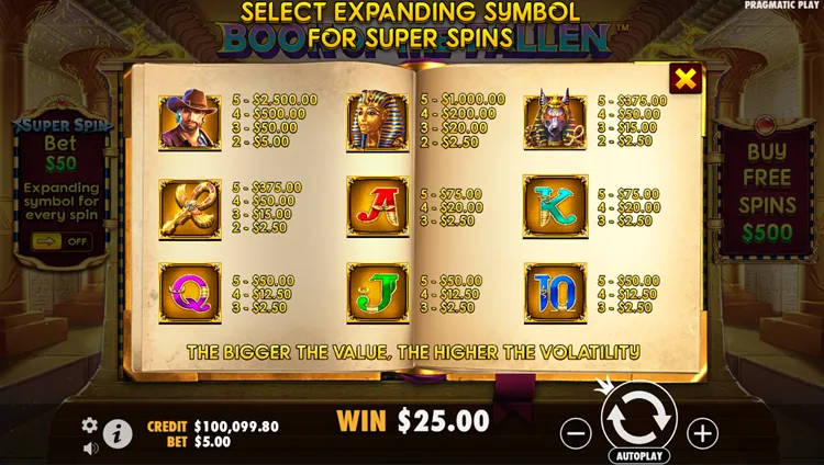 Book of the Fallen Super Spin