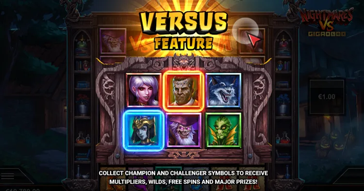 Nightmares VS GigaBlox free spins