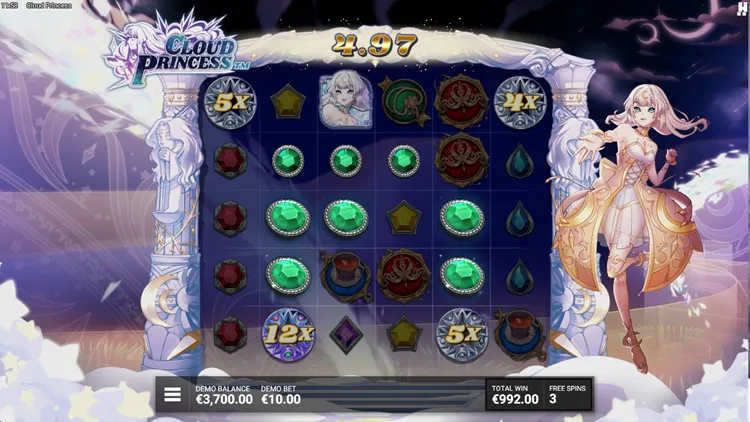 Cloud Princess bonus round