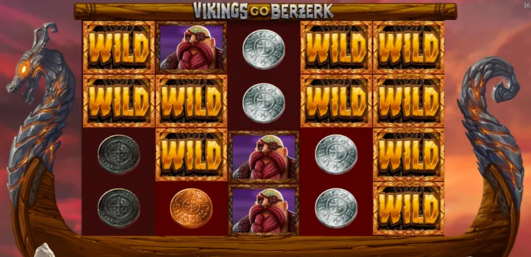 Vikings Go Berzerk sticky wilds