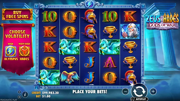Zeus vs Hades – Gods of War Slot