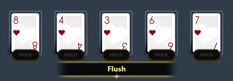 Jacks or Better Double Up winnings