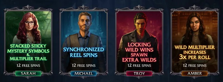 Immortal Romance II Free Spin Modes