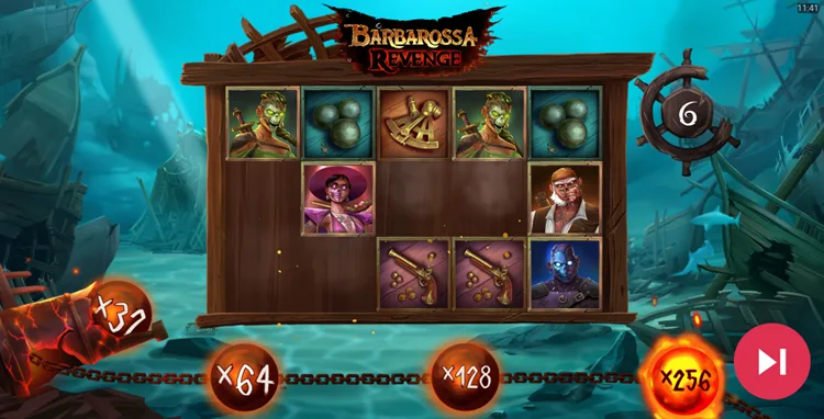 Barbarossa Revenge bonus round