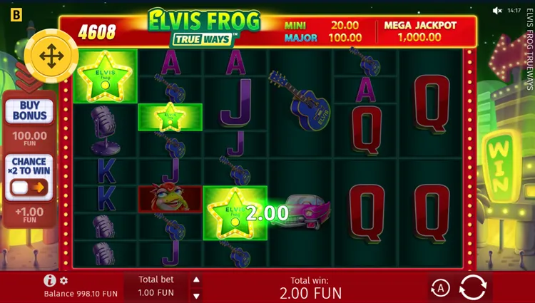 Elvis Frog TRUEWAYS slot