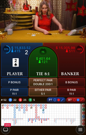 Speed Baccarat A by Evolution Gaming at Winz.io