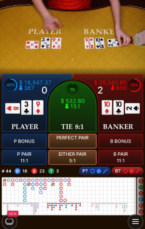 Speed Baccarat A from Evolution Gaming at Winz.io
